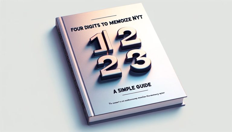 Four Digits to Memorize NYT: A Simple Guide